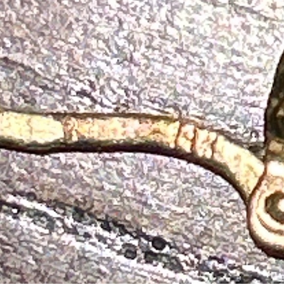 **FLASH SALE** 14K Gold Tri-color Earrings - Picture 7 of 7